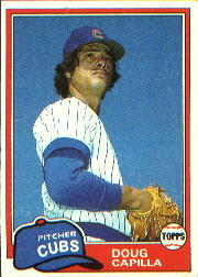 1981 Topps Baseball Cards      136     Doug Capilla